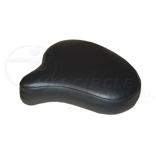 Black Upholstered Bike Seat Pad with Four 1/4" x 1" Hex Head Bolts