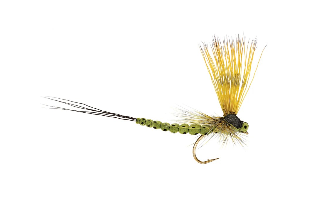 Mohican Mayfly Olive S12 Fishing Fly Dry Flies Fulling Mill