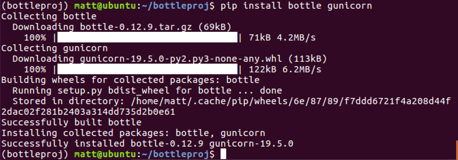 Configuring Python 3, Bottle and Gunicorn for Development on Ubuntu 16.