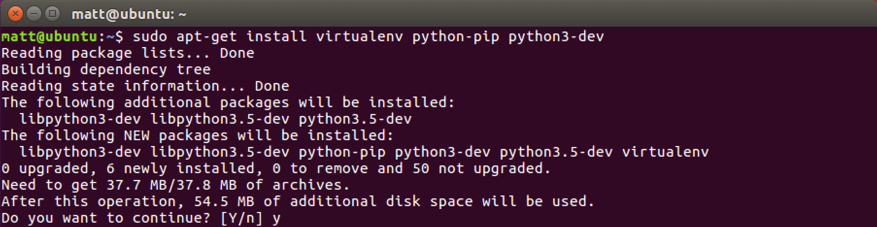 Configuring Python 3, Pyramid and Gunicorn on Ubuntu 16.04 Full Stack