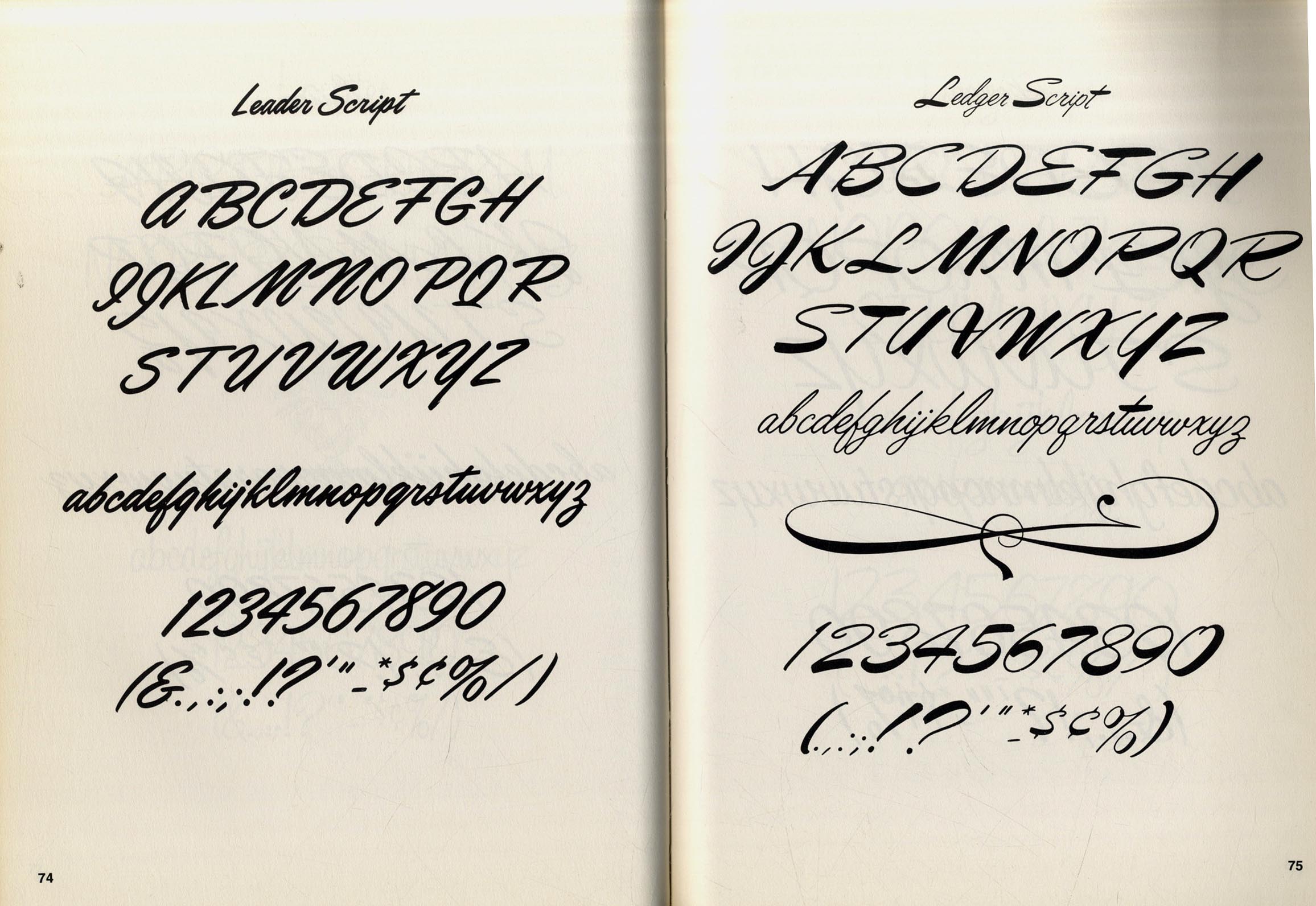 Artists. Manuals, lettering, free style alphabets