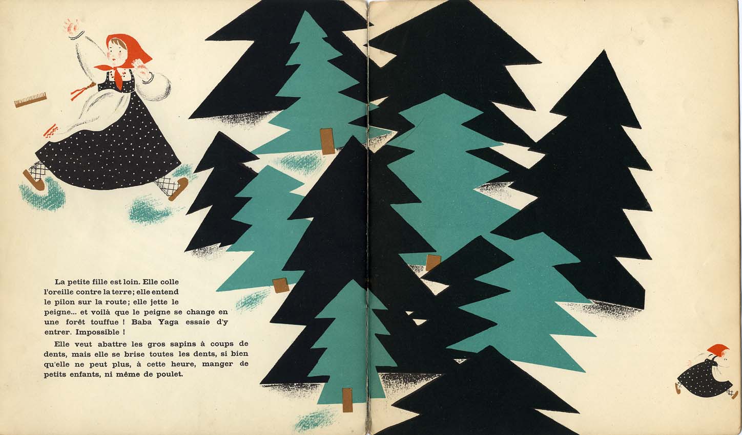 Nathalie Partain, illustrator, baba yaga. Paris 1932, Pere
