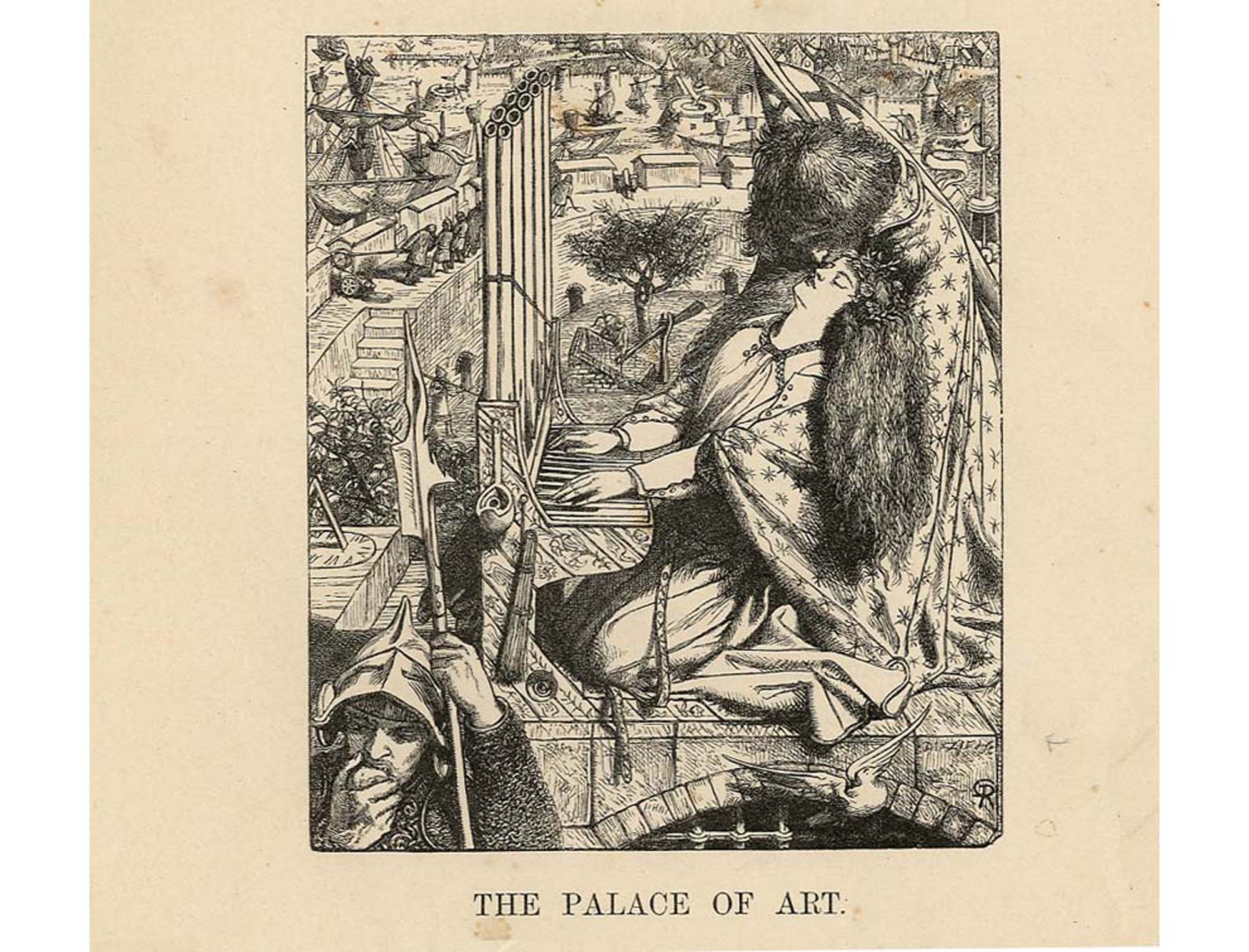 The PreRaphaelite artists the Moxon Tennyson new edition 1864
