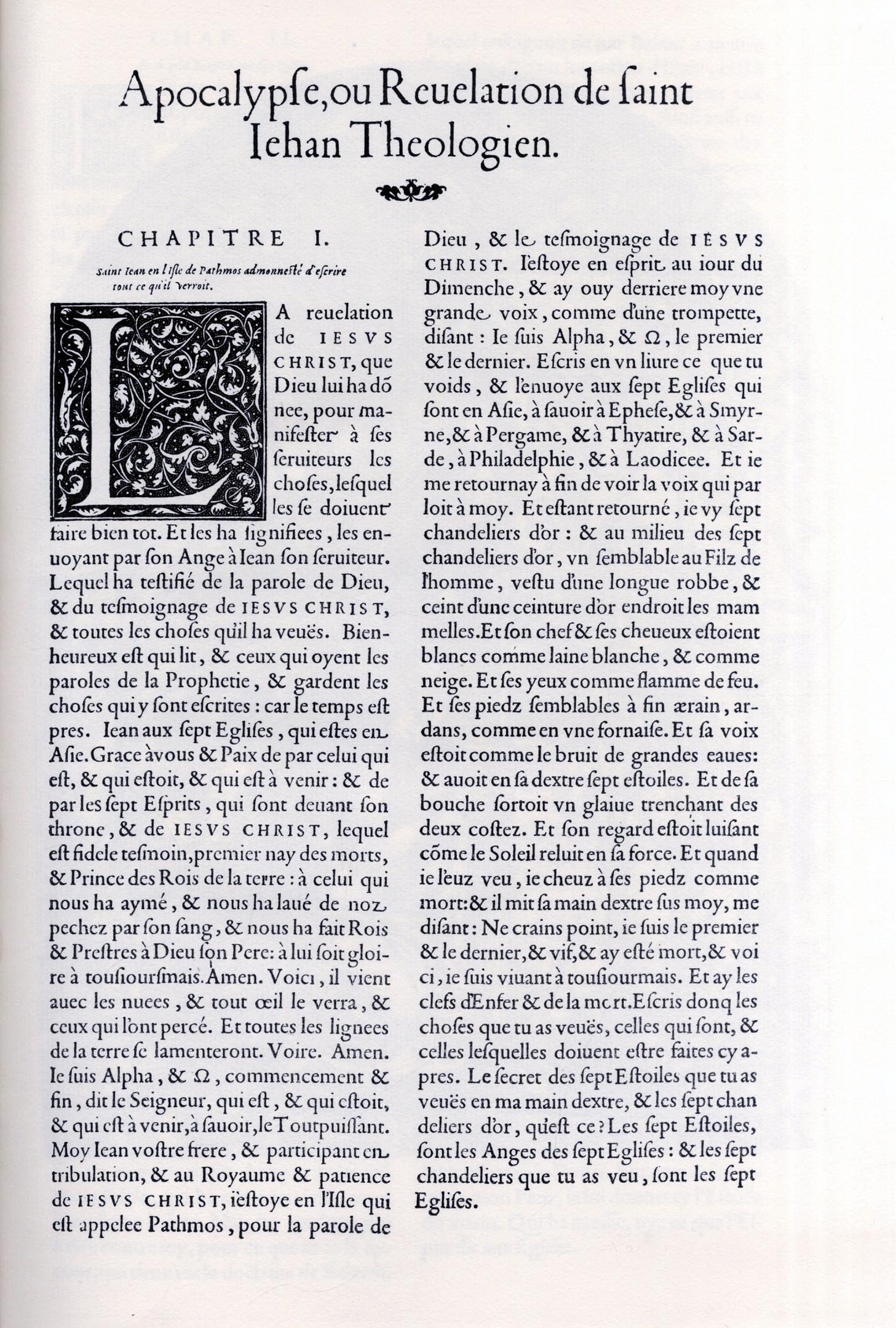 Jean Duvet, L'Apocalypse Figuree, 1565