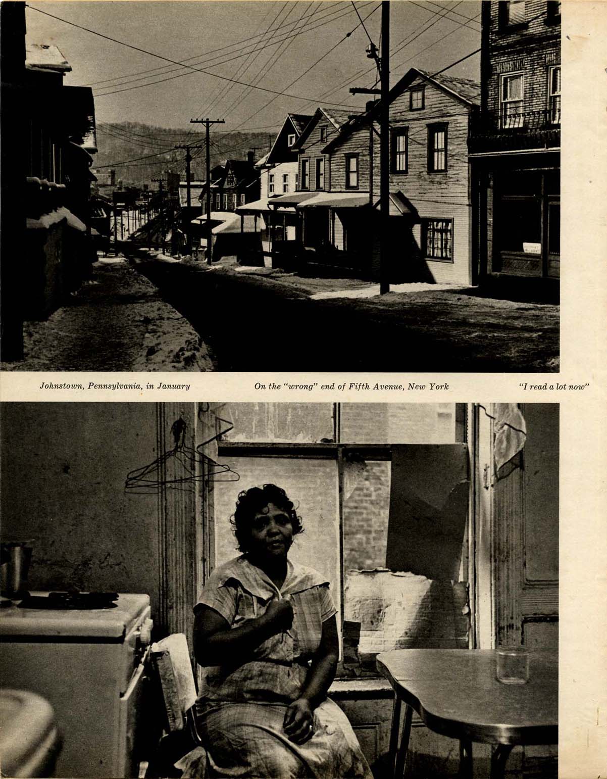 Walker Evans, photoessay for FORTUNE, People and Places in Trouble
