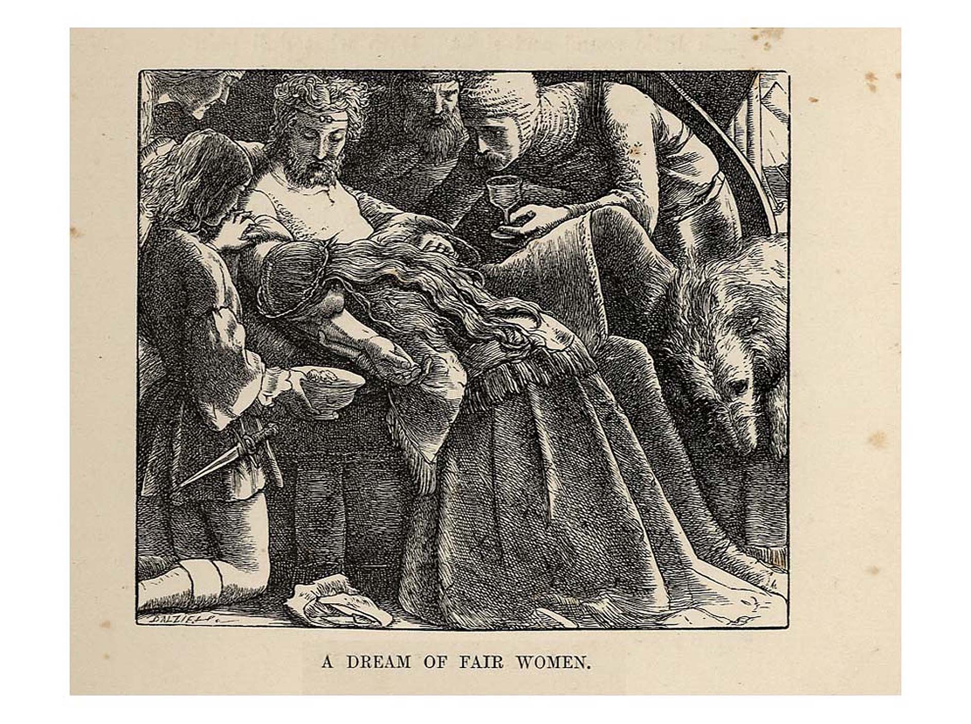 The PreRaphaelite artists the Moxon Tennyson new edition 1864