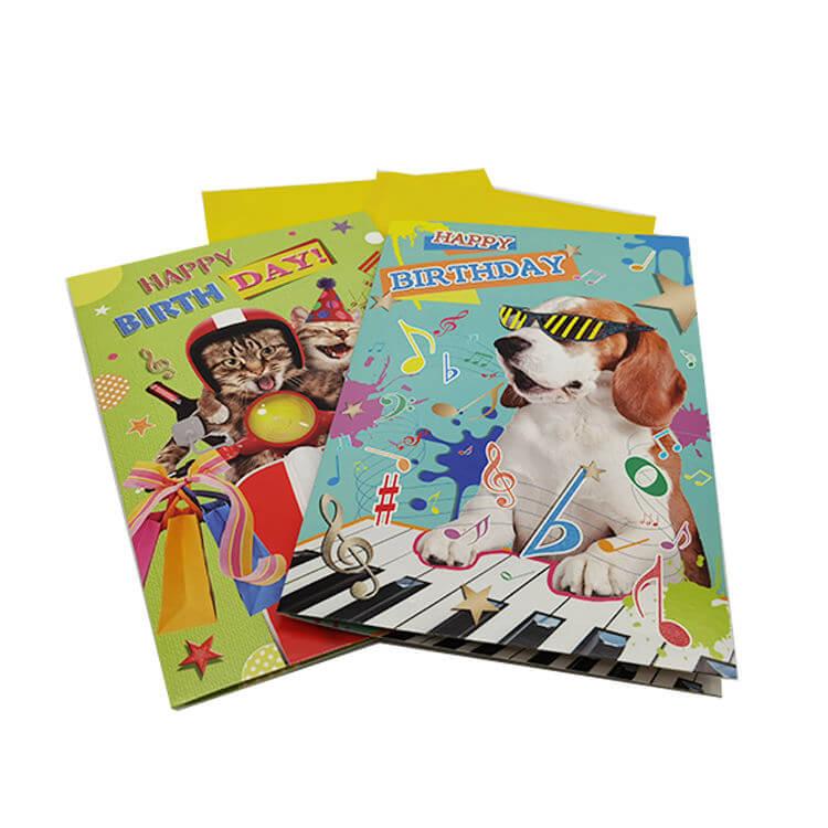 Custom Made Musical Greeting Cards with Sound Chip FUNTEK