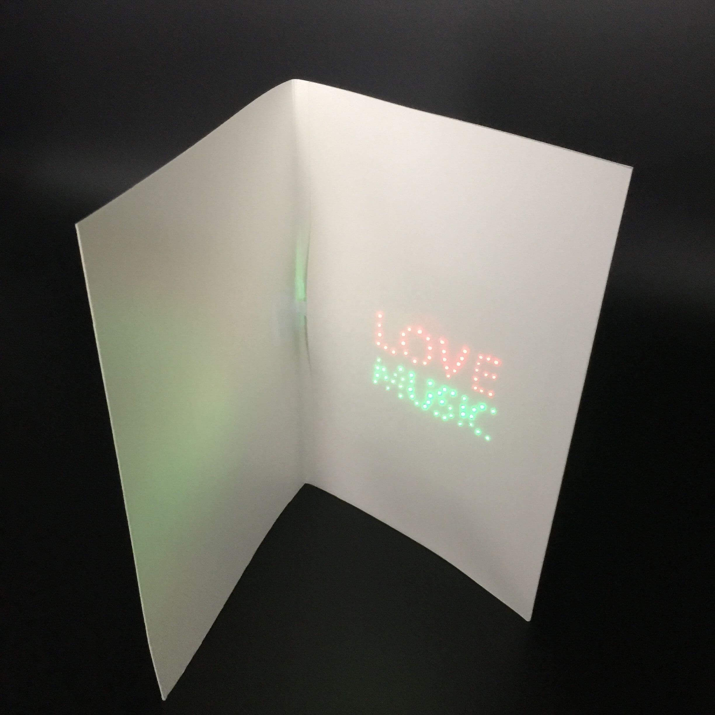 DIY Paper Greeting Card with LED Lights and Music FUNTEK