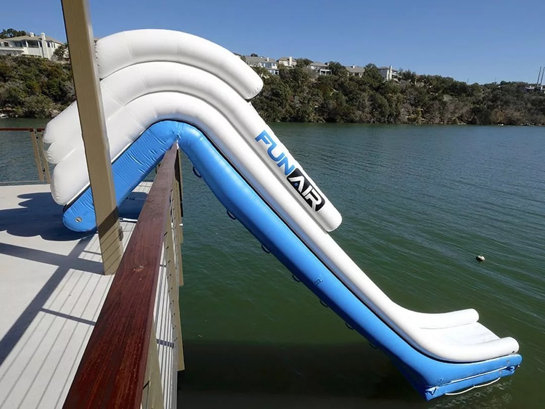 Inflatable Boat Dock Slide Lake Water Toys FunAir