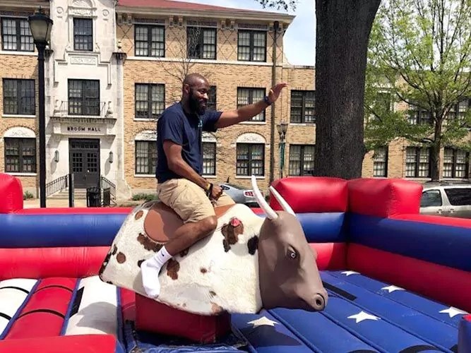 Mechanical Bull Rental Electronic Bull Ride FL Western Themed Rental