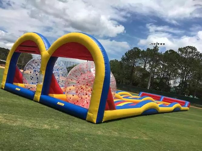 Zorb Track Rental Rent Human Hamster Balls Fun Crew USA