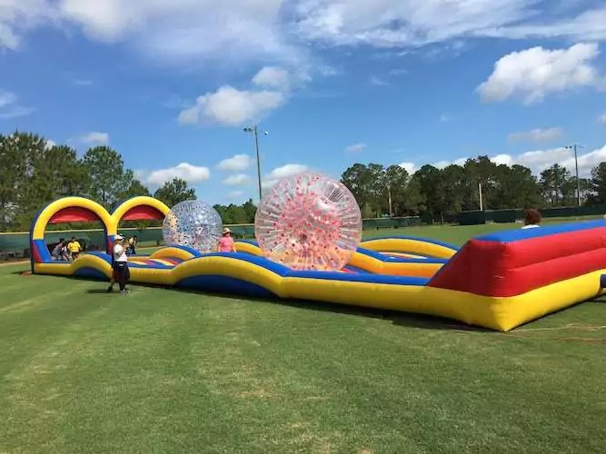 Zorb Track Rental Rent Human Hamster Balls Fun Crew USA
