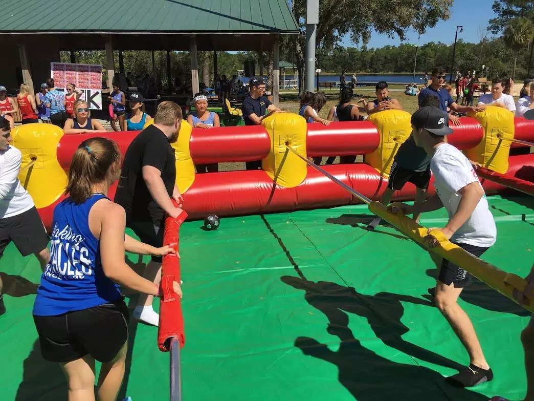 Human Foosball Rental Fun Crew USA