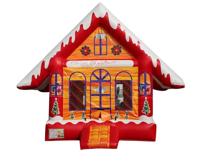 Santa’s Christmas Themed Bounce House Holiday Inflatables