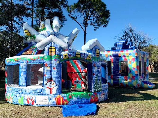 Winter Wonderland Playground Christmas Holiday Bounce House