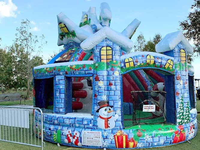Winter Wonderland Playground Christmas Holiday Bounce House