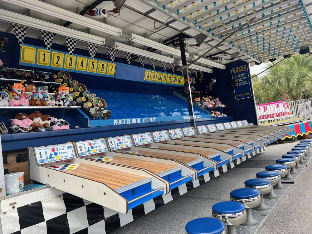 Derby Races Game Trailer RollABall Midway Game Rentals