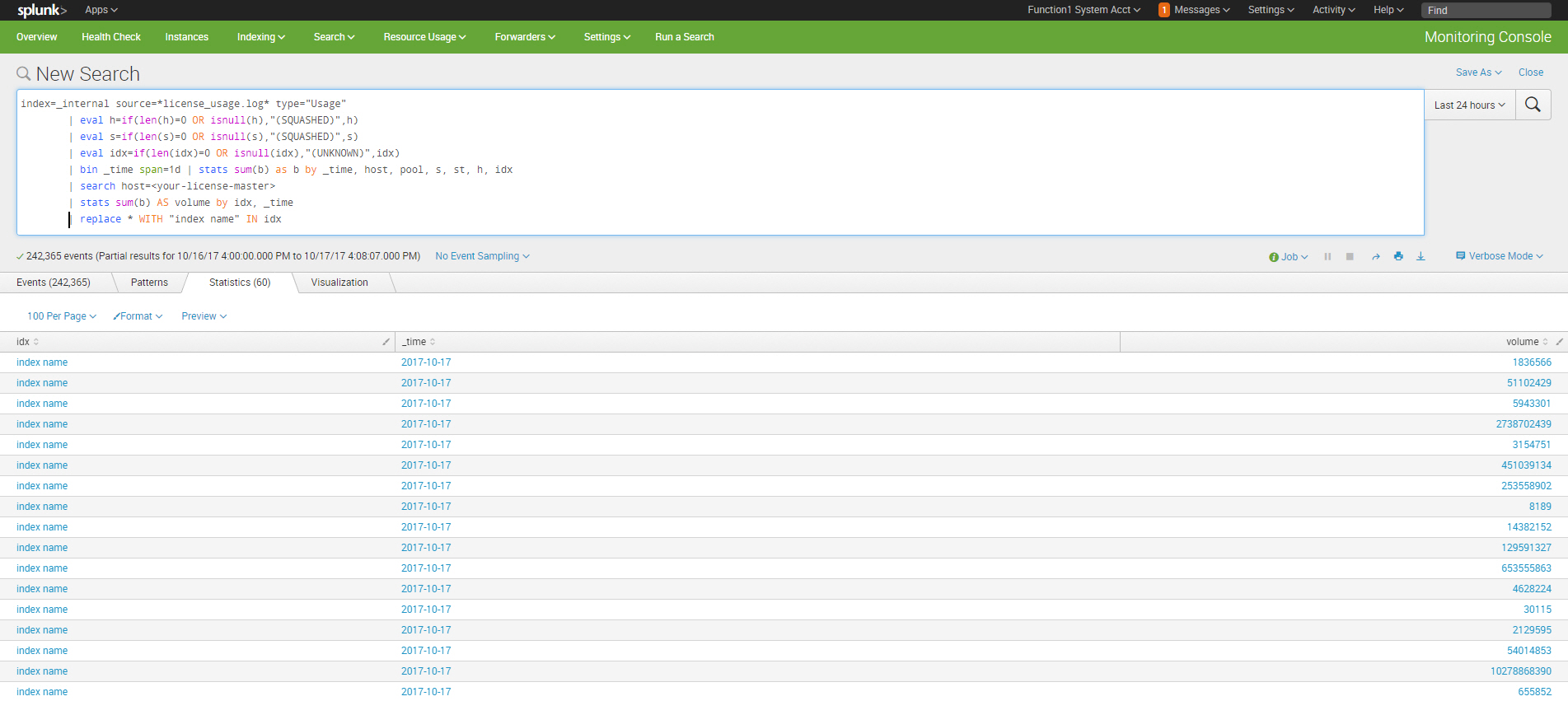 Tips & Tricks Splunk's Monitoring Console Function1