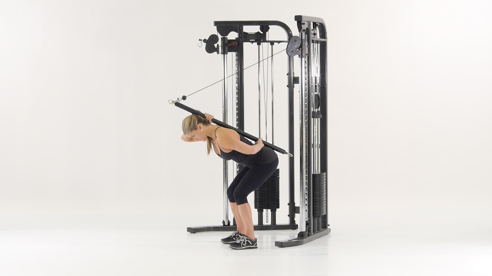 Cable Bar Assisted Deadlift Functional Movement Systems