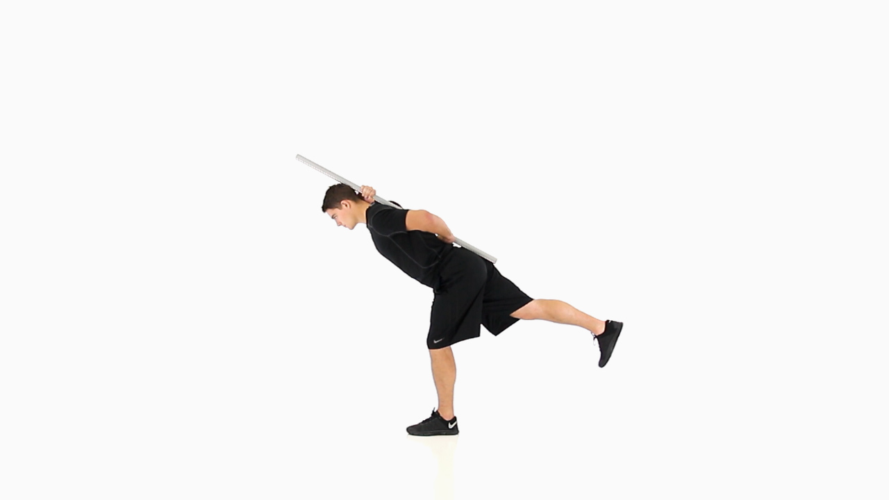 Hip Hinge Single Leg with Dowel Functional Movement Systems