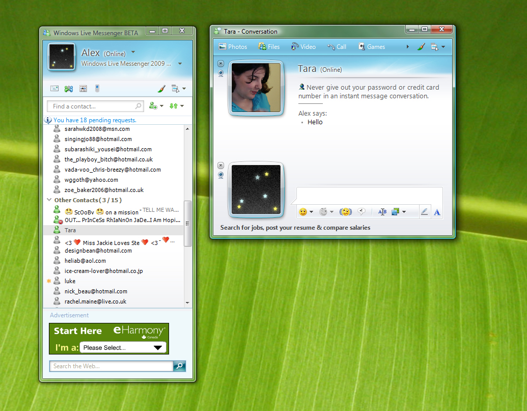 Windows Live Messenger Function Found