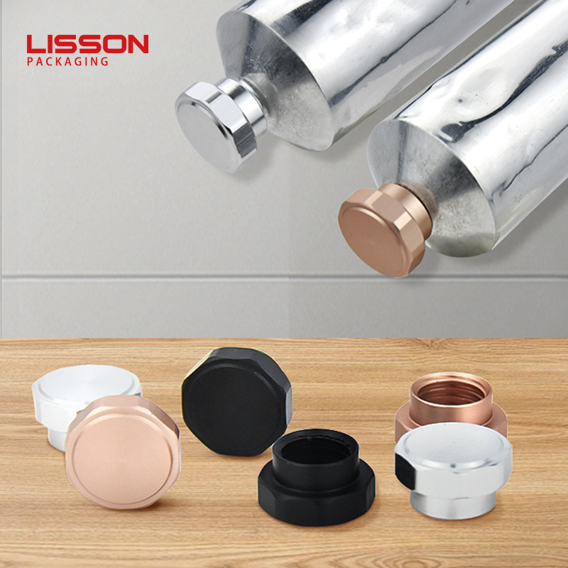 Metal Aluminum Caps And Aluminum Squeeze Tubes For Beauty Packaging