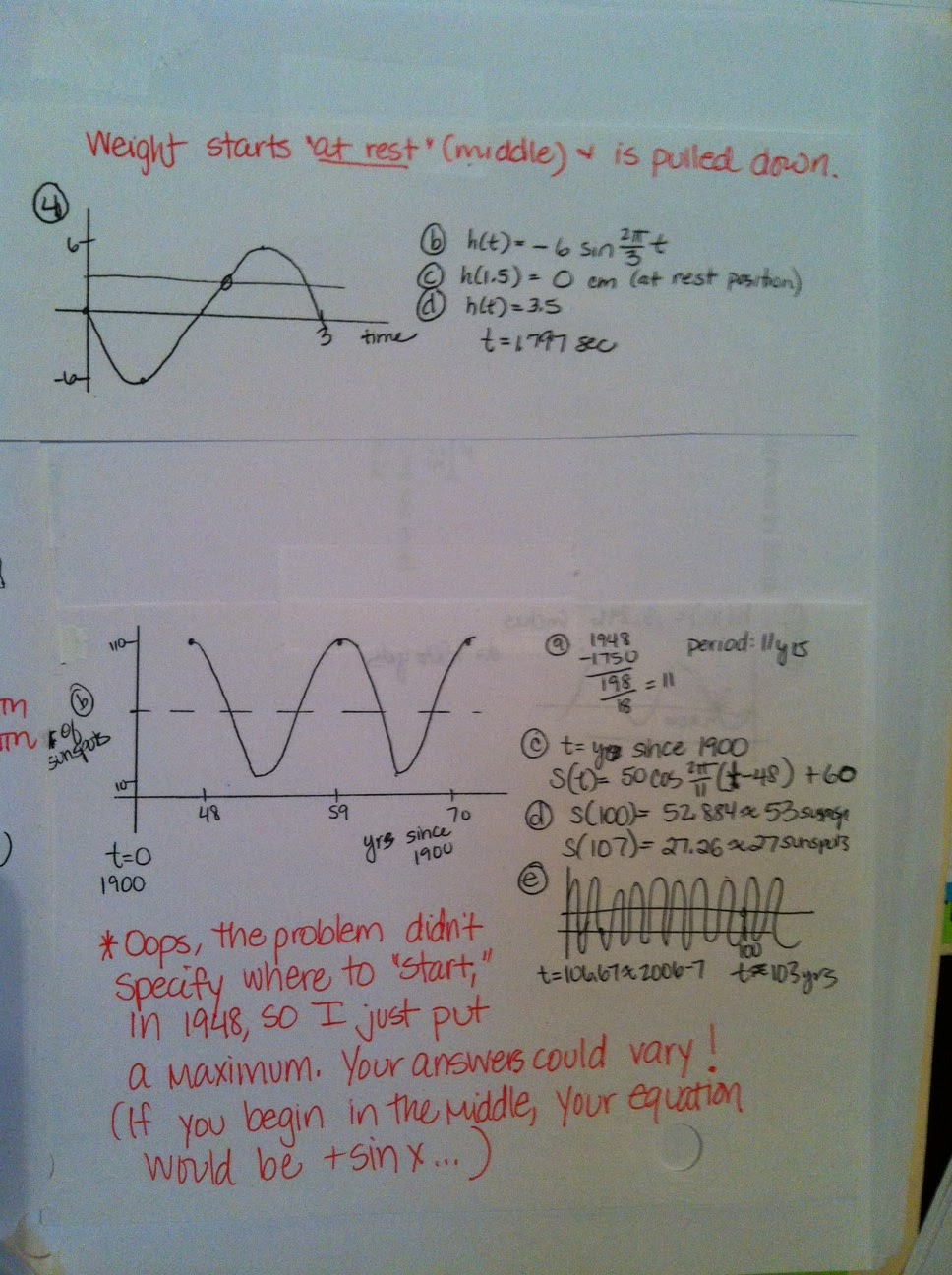 Applications Of Sinusoidal Functions Worksheet Answers Function Worksheets