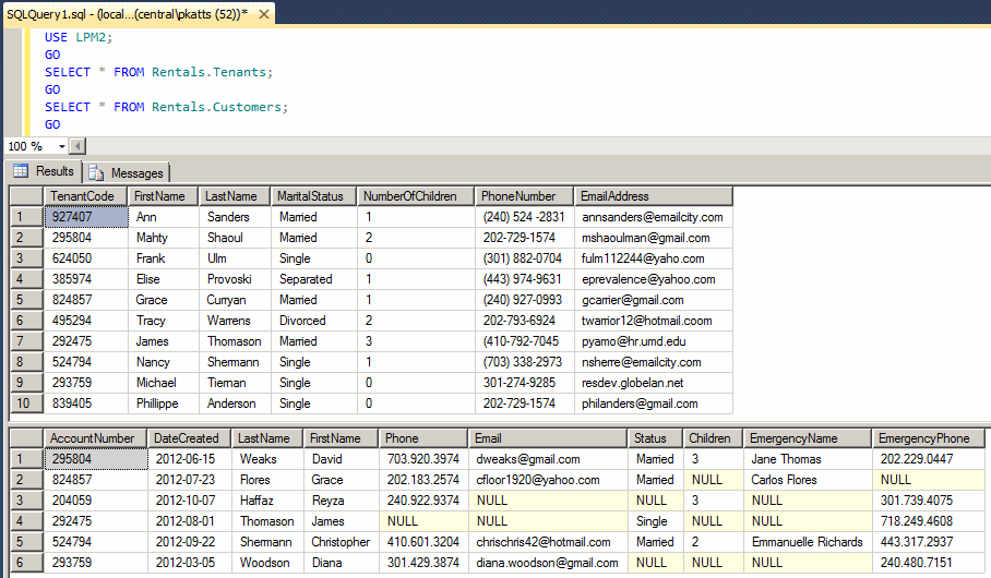 Microsoft SQL Server Lesson 33 Unions of Records