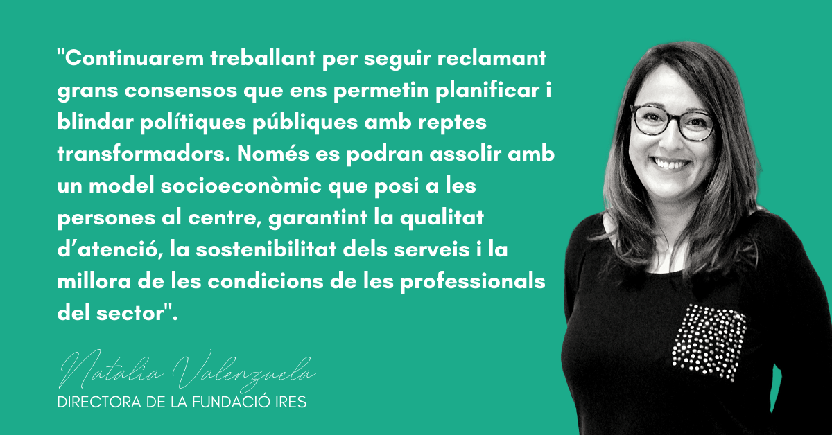 Foto de la Natàlia Valenzuela, Directora de la Fundació IRES