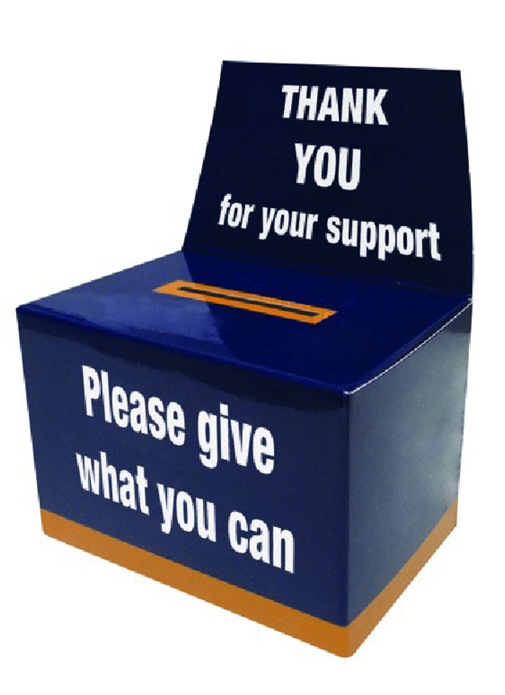 Flat Pack Collection Boxes Charity Buckets