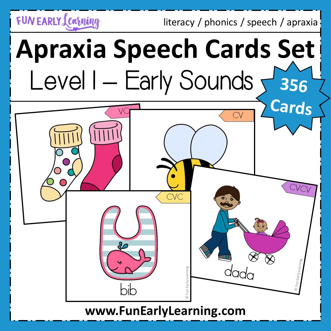 Apraxia Speech Cards Set Level 1 Early Sounds for Speech Therapy Apraxia Speech Cards Set Level 1 Early Sounds for Speech Therapy