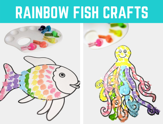 Rainbow Fish Template Printable