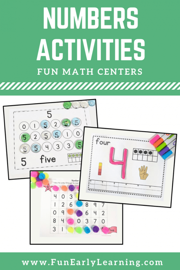 Learning Numbers Handson Activities Binder for Preschool