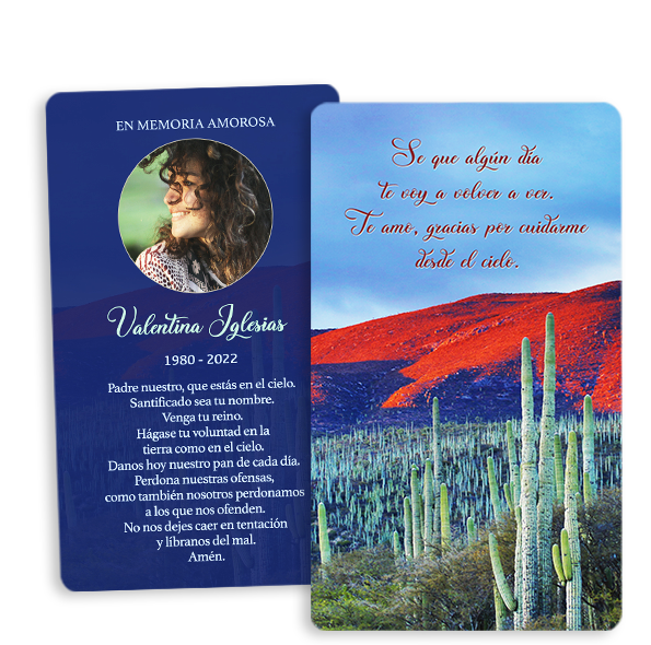 Spanish Memorial Prayer Cards & Custom Funeral Cards 20 Off Sitewide