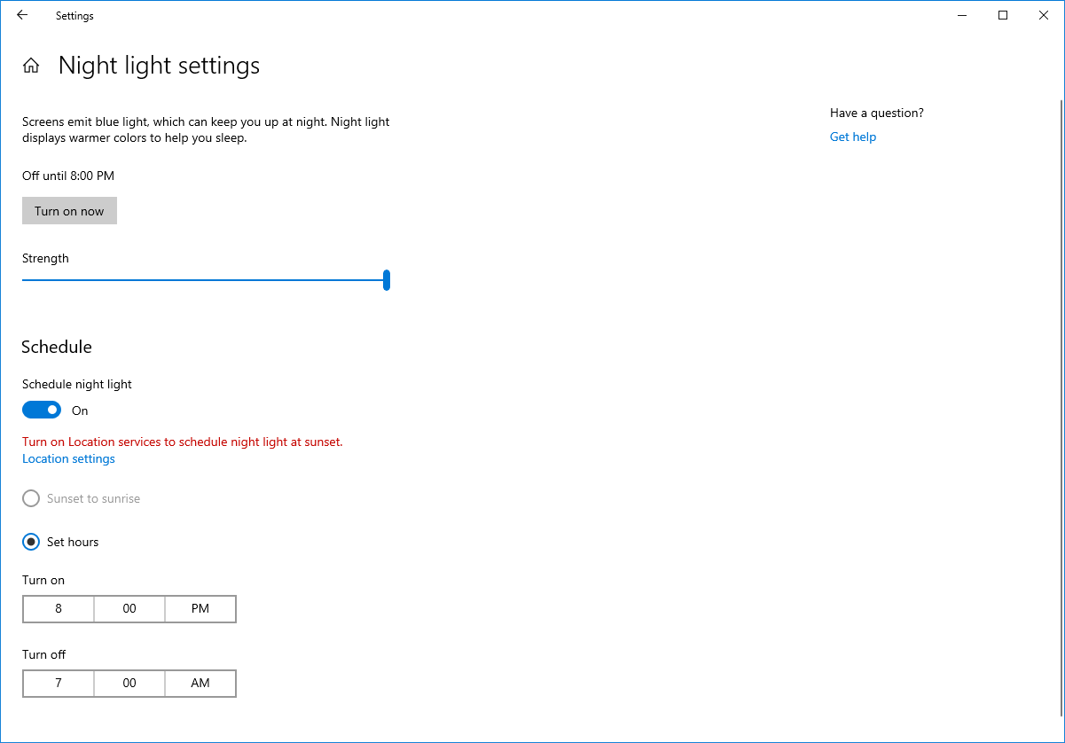 How To Reduce Eye Strain on Windows Computers with Night Light