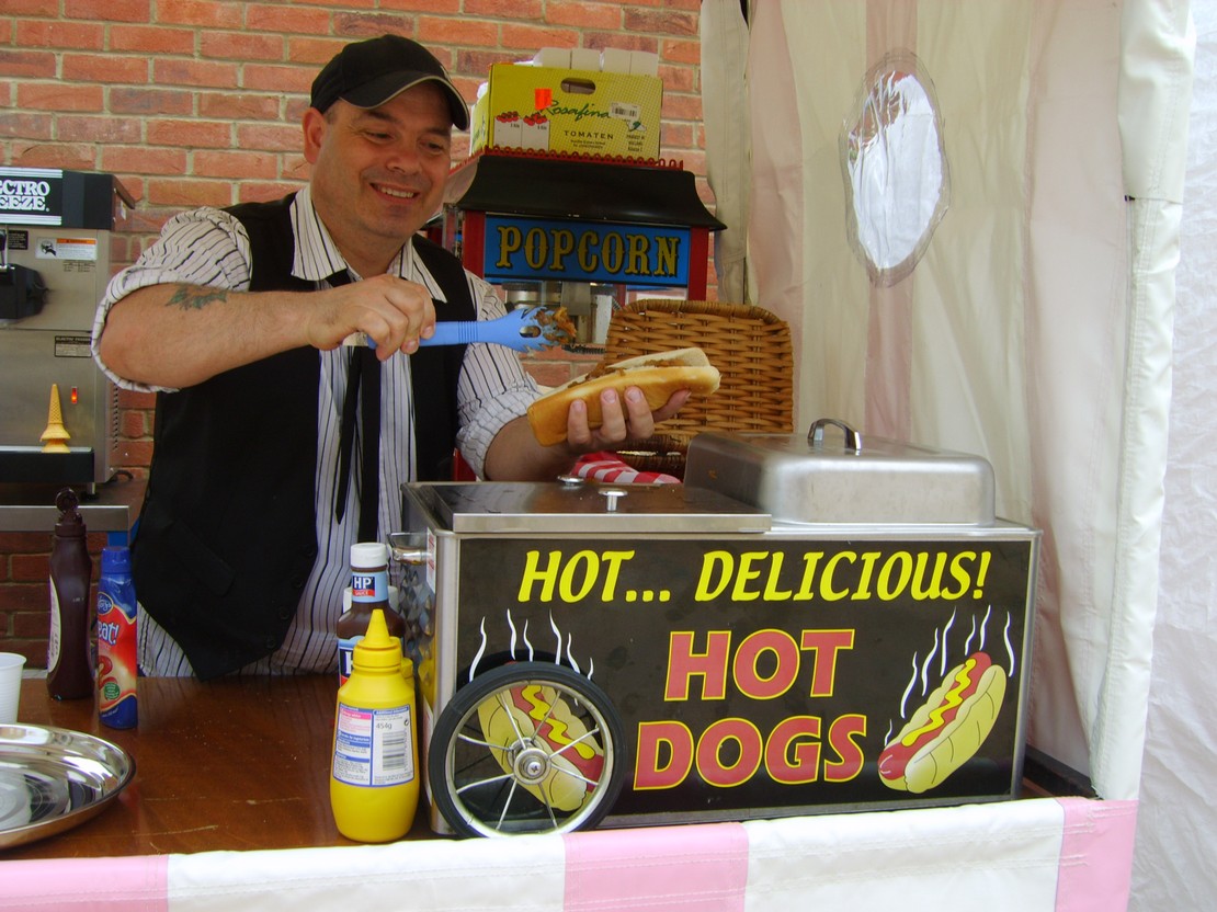 Mobile Caterers of Hot Dogs and Posh Dogs Catering Company Fun Food