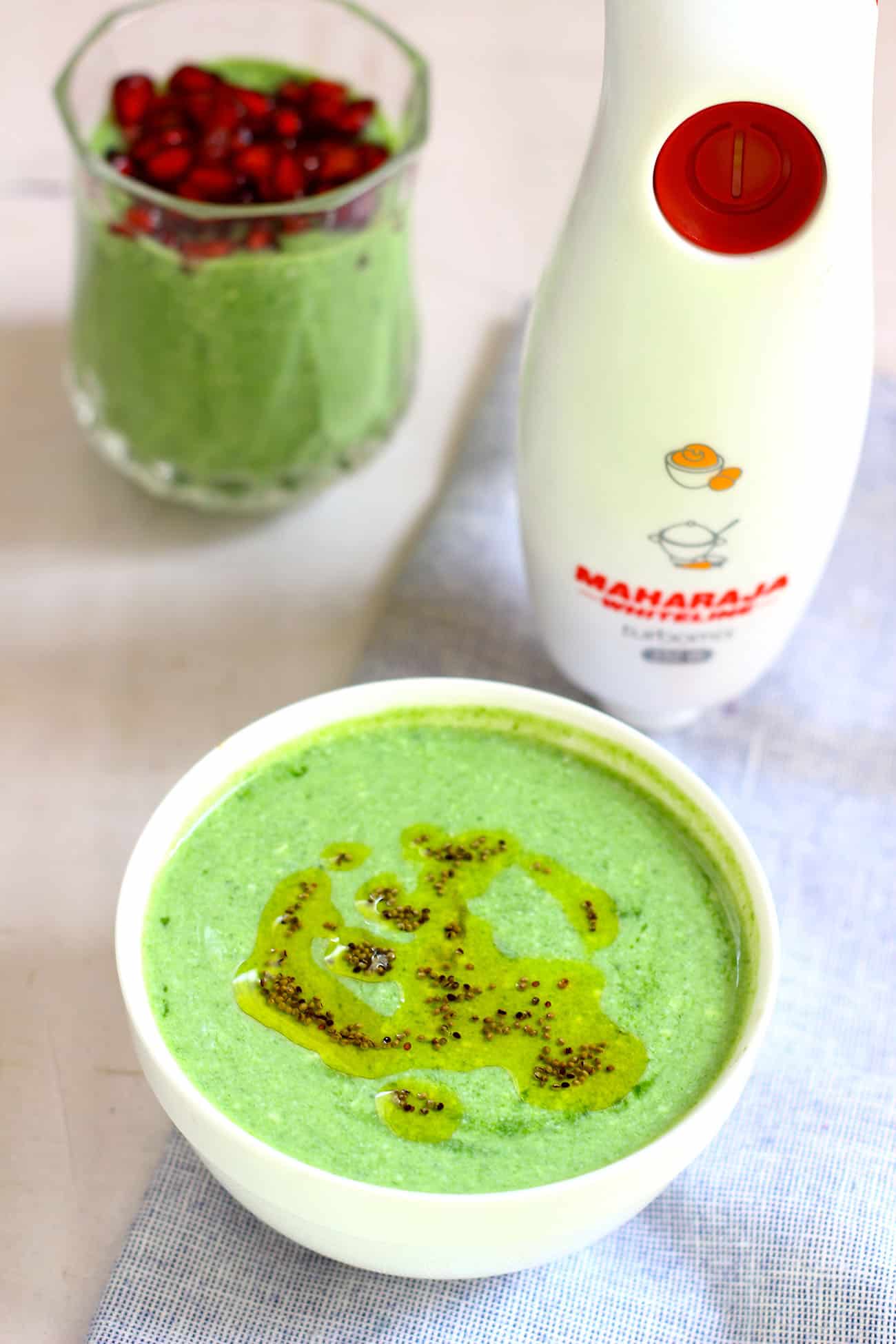 Bathua Raita Recipe with Maharaja Whiteline Hand Blender Fun FOOD and