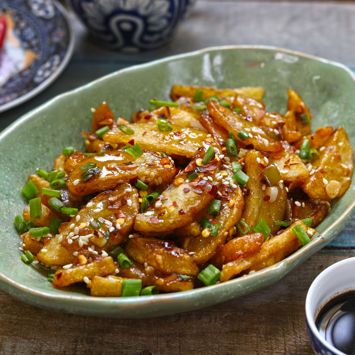 Honey Chilli Potato Recipe Fun FOOD Frolic