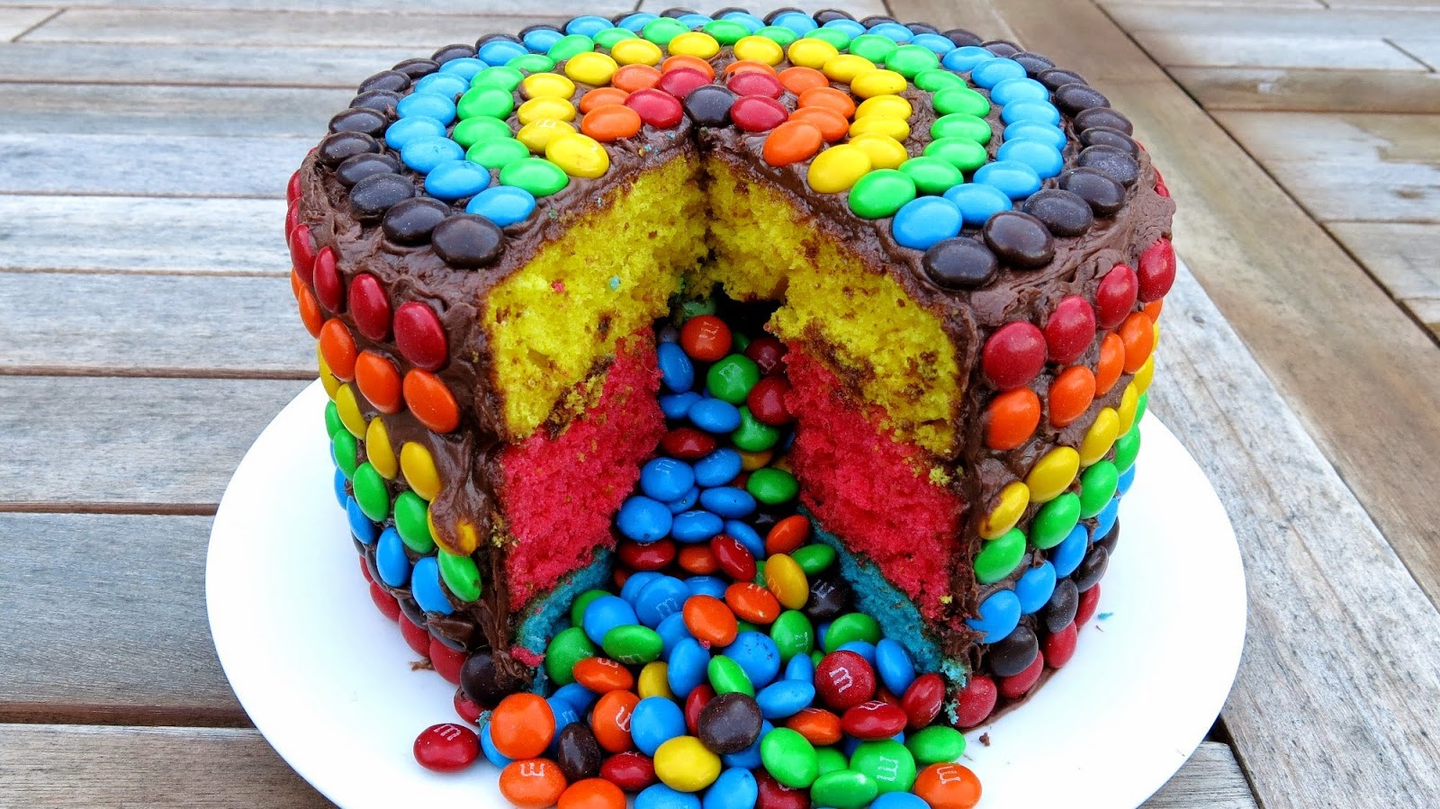 Como hacer una tarta piñata casera y fácil