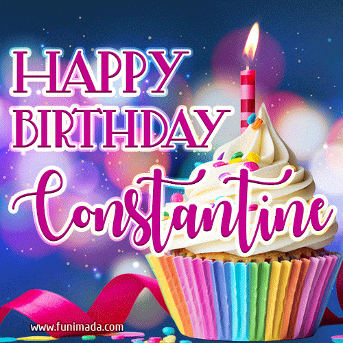 Happy Birthday Constantine GIFs Download on
