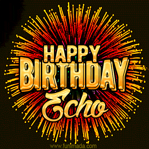 Happy Birthday Echo GIFs Download on