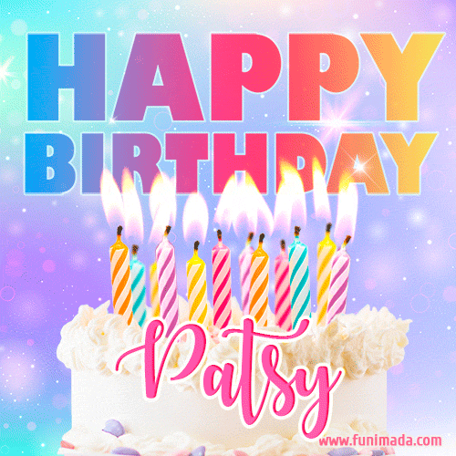 Funny Happy Birthday Patsy GIF — Download on