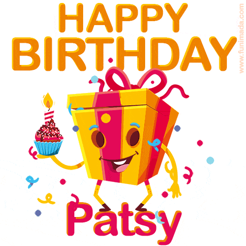 Funny Happy Birthday Patsy GIF — Download on
