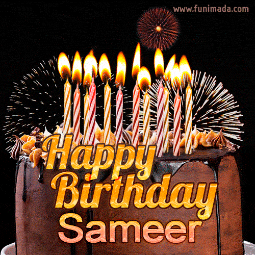 Happy Birthday Sameer GIFs Download original images on