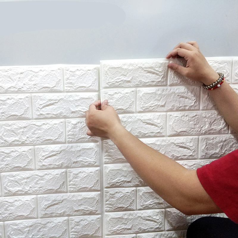 3D Brick Foam Wall Stickers Funiyou