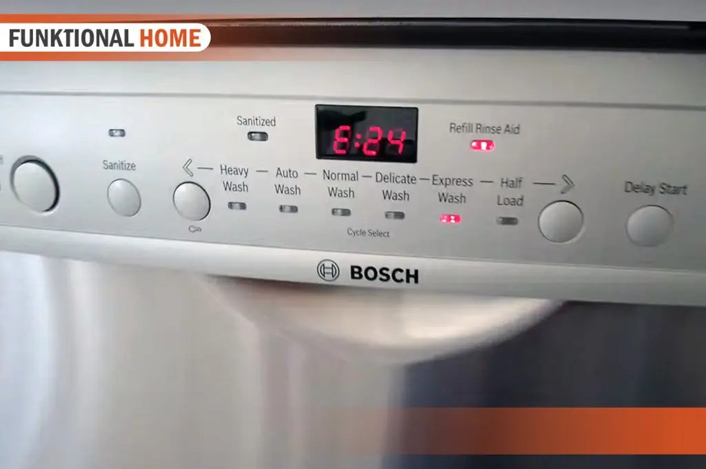 Bosch Dishwasher Error Code E24 Causes & 7 Ways To Fix It