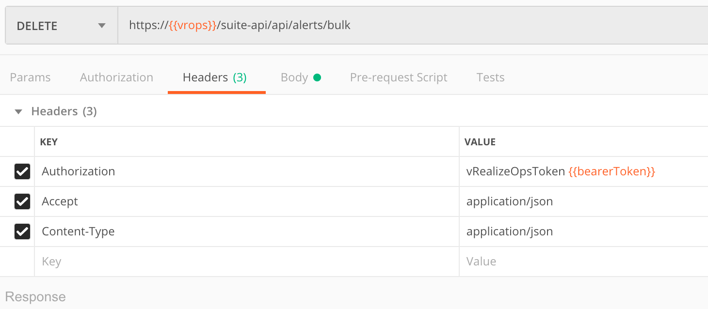 Bulk delete Canceled Alerts in vRealize Operations using the REST API and Postman Funky Cloud