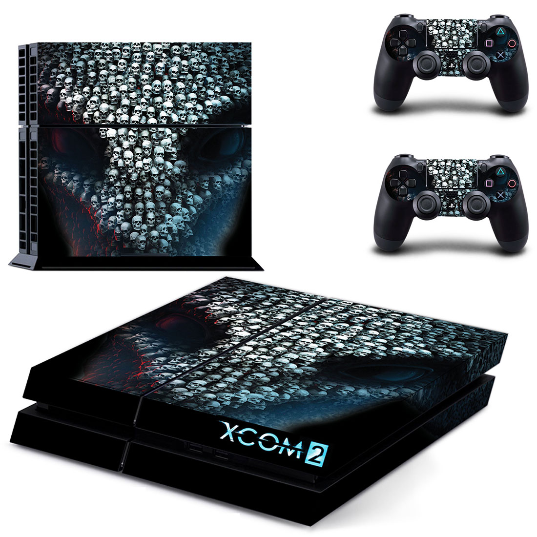 2 PlayStation 4 Vinyl Skin Funky Console