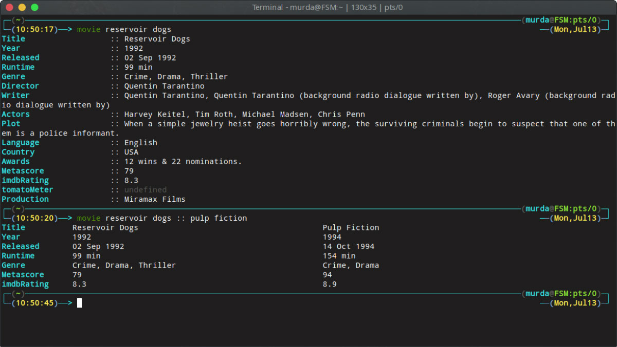 An Awesome CLI Tool to Get Info About Movies and TV Shows