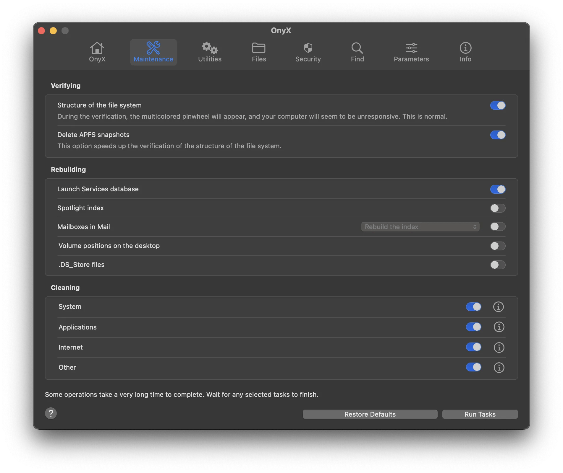 Onyx is now available for macOS Sonoma